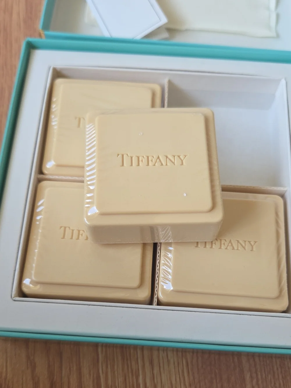 Tiffany & Co. Classic 4 Scented Soaps SEALED 14oz NWT In Box